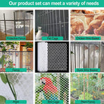 40x300cm Hexagonal Plastic Fence Gardening Flower Poultry Enclosure - Trustpick