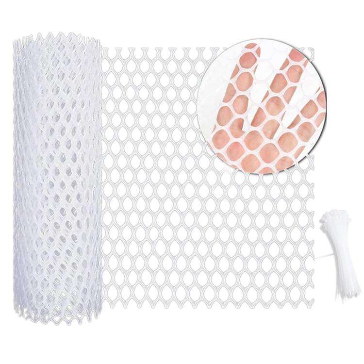 40x300cm Hexagonal Plastic Fence Gardening Flower Poultry Enclosure - Trustpick