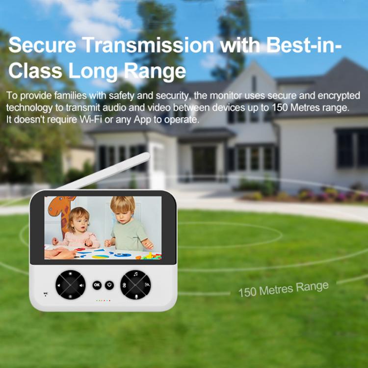 4.3 Inch IPS HD Display 720P Baby Monitor - Trustpick