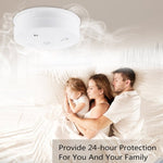 433MHz Photoelectronc Smoke and Heat Detector - Trustpick