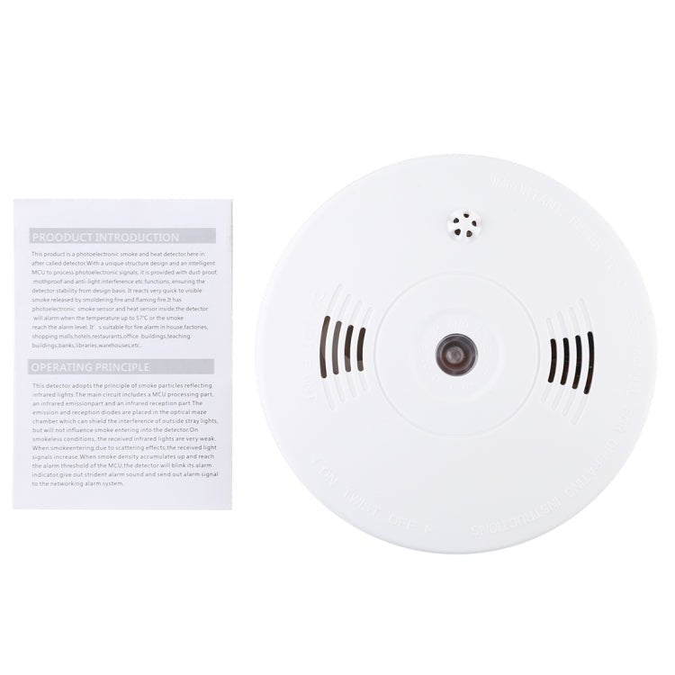 433MHz Photoelectronc Smoke and Heat Detector - Trustpick