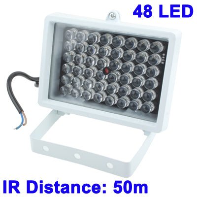 48 LED Auxiliary Light for CCD Camera, IR Distance: 50m (ZT - 48W) , Size: 9x12.5x8cm - Trustpick
