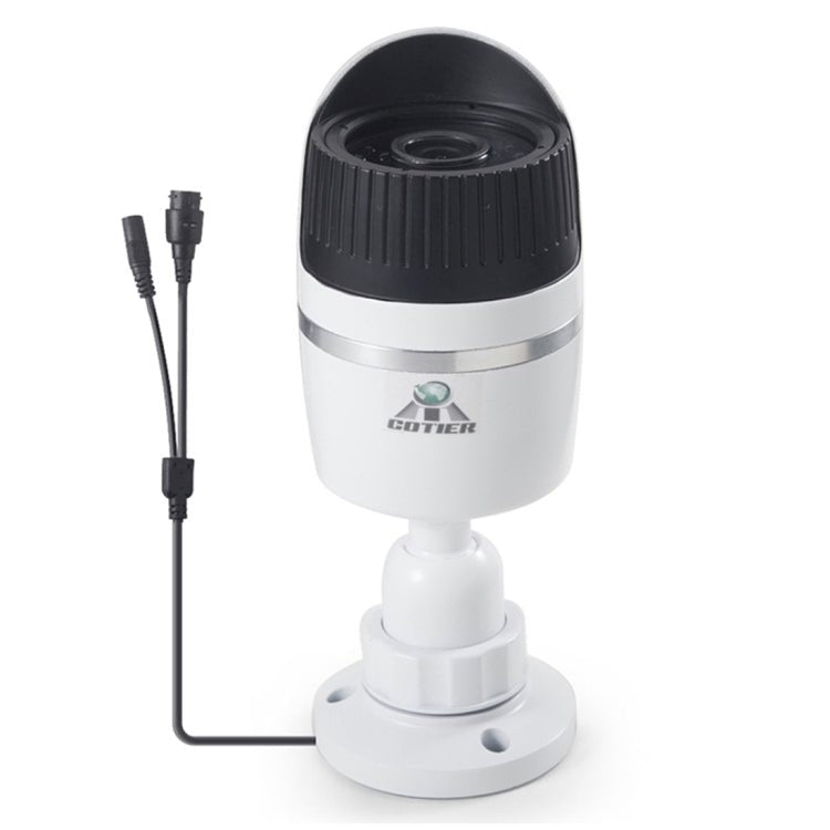 4CH H.264 720P HD Bullet IP Camera NVR Kit, 30m IR Night Vision, Support Video / Audio Input - Trustpick