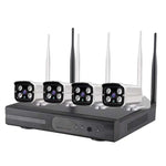 4CH HD 720P 1.0 Mega Pixel 2.4GHz WiFi IP Bullet Camera + NVR Kit - Trustpick