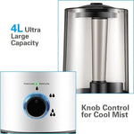 4L Reptile Humidifier Fogger Cool Mist Fog Mister with Tube for Tortoise Habita - Trustpick