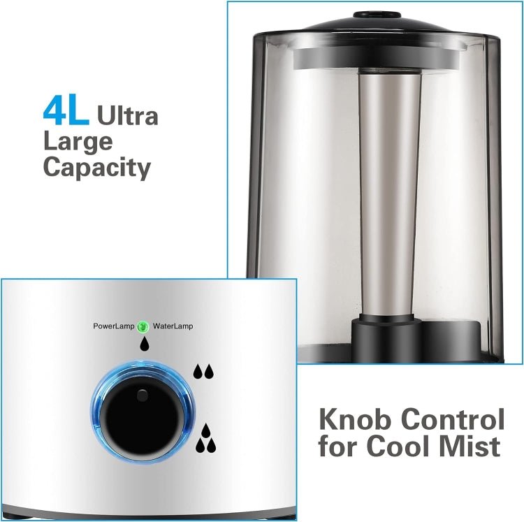 4L Reptile Humidifier Fogger Cool Mist Fog Mister with Tube for Tortoise Habita - Trustpick