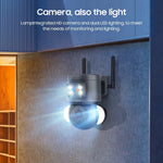 4MP 4G Smart Security Floodlight Camera Support Two - way Audio / Night Vision - Trustpick