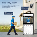 4MP 4G Smart Security Floodlight Camera Support Two - way Audio / Night Vision - Trustpick