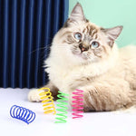 4pcs / Pack Colorful Spring Cats Self - Exciting Coil Toys - Trustpick