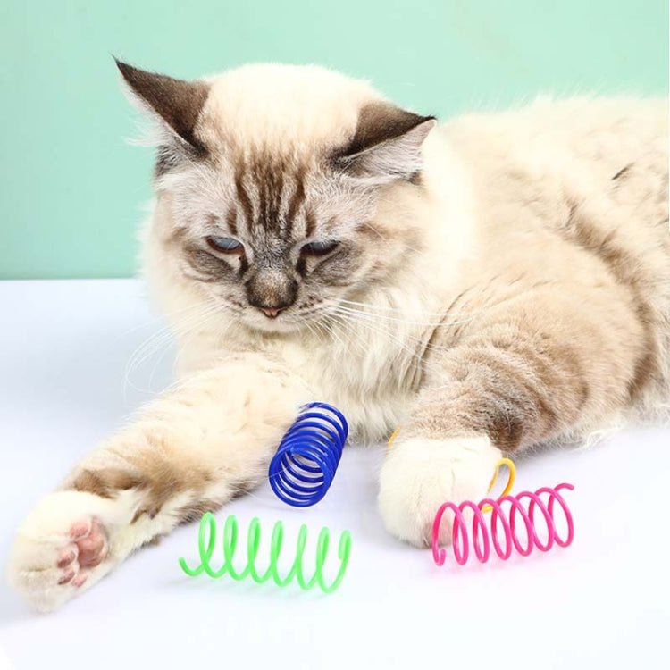 4pcs / Pack Colorful Spring Cats Self - Exciting Coil Toys - Trustpick