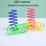 4pcs / Pack Colorful Spring Cats Self - Exciting Coil Toys - Trustpick