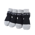 4pcs/pack HCPET M1911 Dog Indoor Car Cotton Socks Pet Anti - Scratch Socks - Trustpick