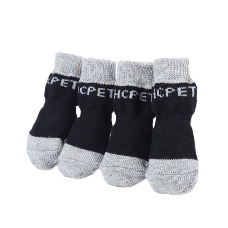 4pcs/pack HCPET M1911 Dog Indoor Car Cotton Socks Pet Anti - Scratch Socks - Trustpick