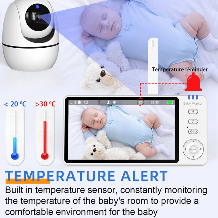 5 inch 1080P HD Baby Watcher Baby Monitor Camera - Trustpick