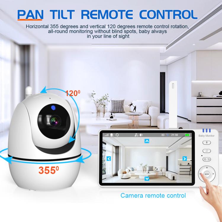 5 inch 1080P HD Baby Watcher Baby Monitor Camera - Trustpick