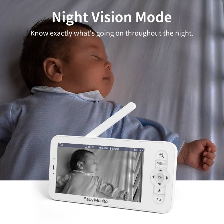5 Inch HD Baby Monitor Wireless Wifi Baby Care Camera - Trustpick