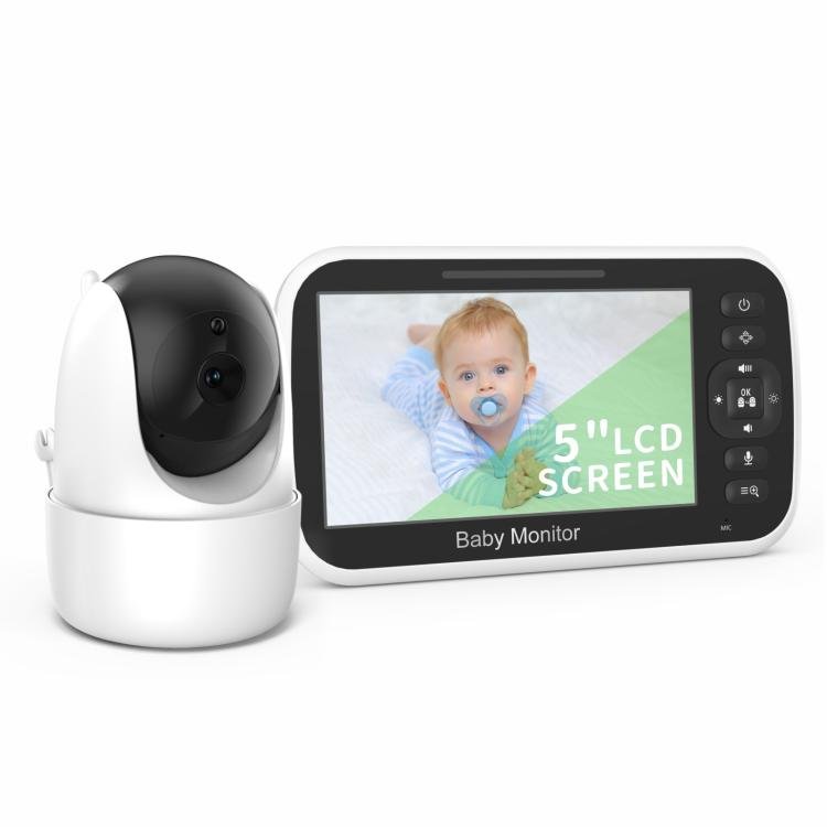 5 inch LCD Screen Auto Night Vision Baby Monitor - Trustpick