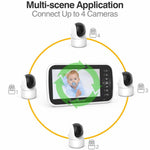 5 inch LCD Screen Auto Night Vision Baby Monitor - Trustpick