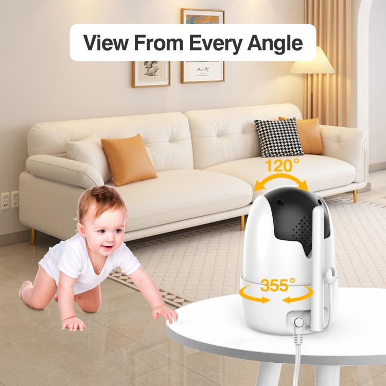 5 inch LCD Screen Auto Night Vision Baby Monitor - Trustpick