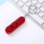 5 PCS 120dB Loud Volume Women Anti - Wolf Alarm Keychain, Random Color Delivery - Trustpick