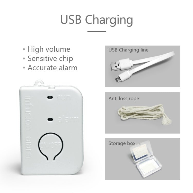 5 PCS BJYSY - 001 Infusion Reminder Alarm Sensor Monitor Hospital Security - Trustpick