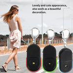 5 PCS Portable Anti - Lost Alarm Key Finder Wireless Whistle Sound LED Light Locator Finder - Trustpick