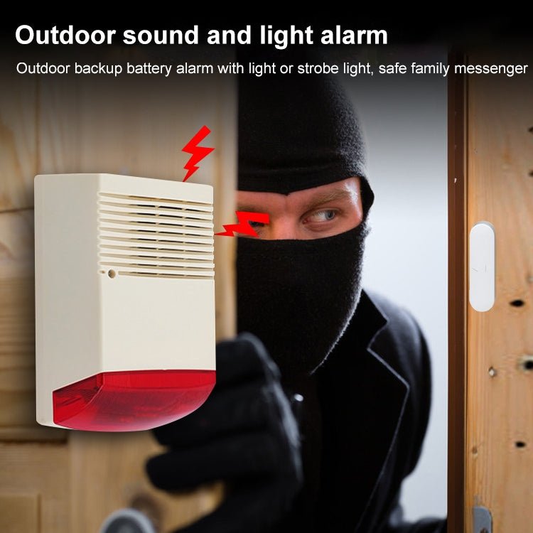 50W Outdoor High Power Wired Siren Flashlight - Trustpick