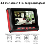 5200ACT - PTZ 4.3 Inch Engineering Tester Coaxial AHD/TVI/CVI Analog Video Surveillance Tester - Trustpick