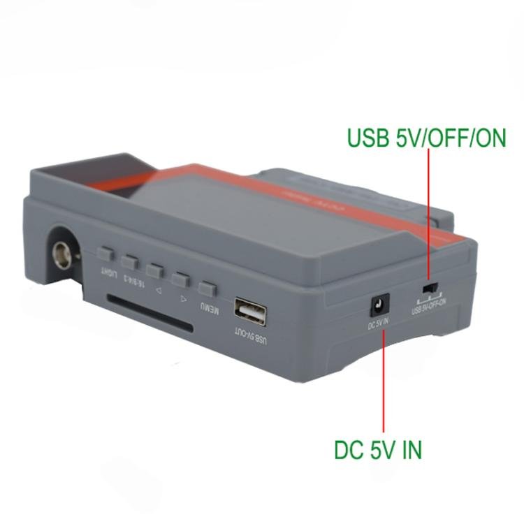 5300ACT 5 Inch HD Surveillance Tester Analog/Coaxial AHD/TVI/CVI Supports 8MP Engineering Tool - Trustpick