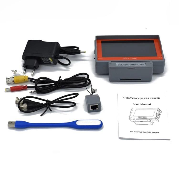 5300ACT 5 Inch HD Surveillance Tester Analog/Coaxial AHD/TVI/CVI Supports 8MP Engineering Tool - Trustpick