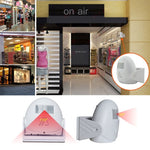 5301 Wireless Infrared Motion Sensor Welcome Alarm Intelligent Greeting Warning Doorbell, IR Distance: 10m - Trustpick