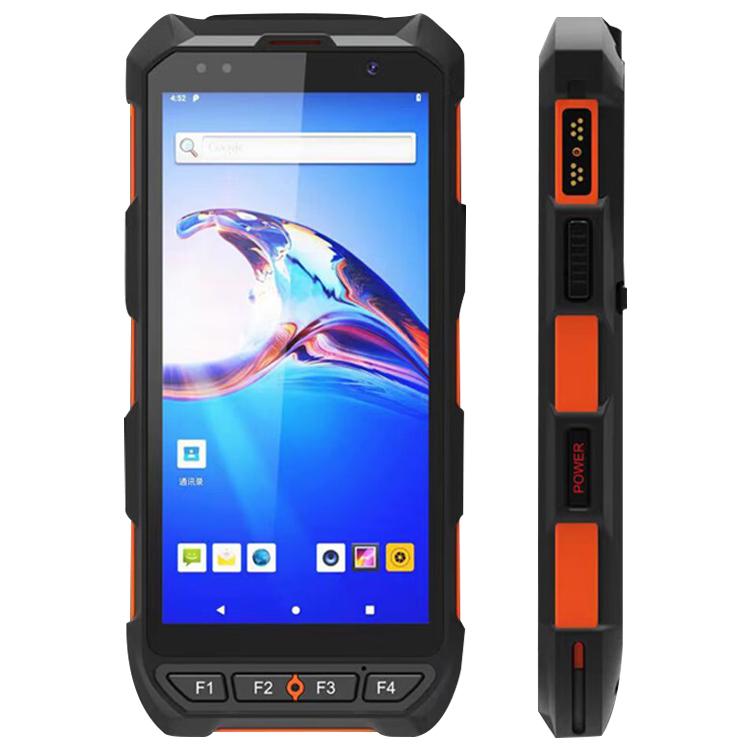 5.5 inch Android 10 IP65 RFID Handheld Industrial Data Terminal Barcode Scanner, Style: NFC UHF + 2D Head - Trustpick