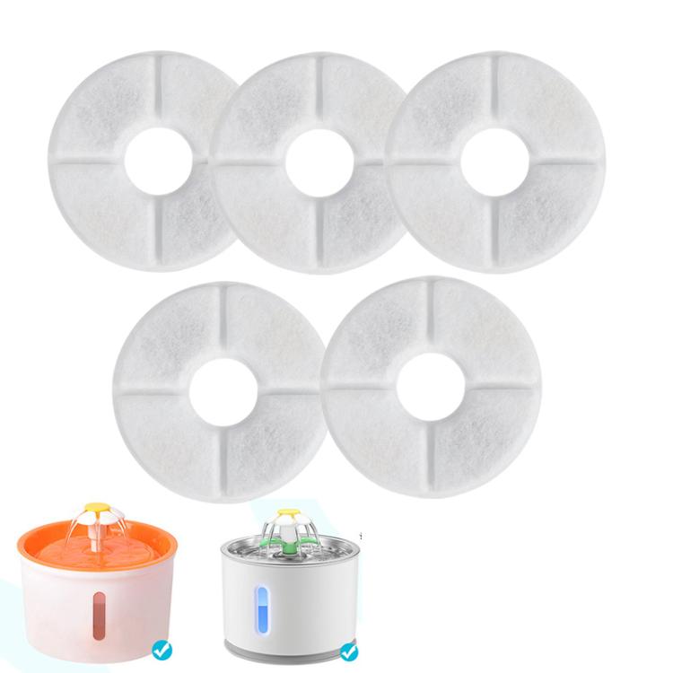 5pcs /Pack Replacement Filter For Pet Water Fountain Water Dispenser Pre - Filter - Trustpick