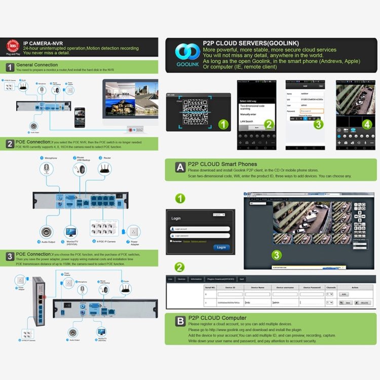 633H2 / IP 3.6mm 2MP Lens Full HD 1080P Outdoor Security Camera IP66 Waterproof Bullet Surveillance Camera with 20 Meter Night Vision Function - Trustpick