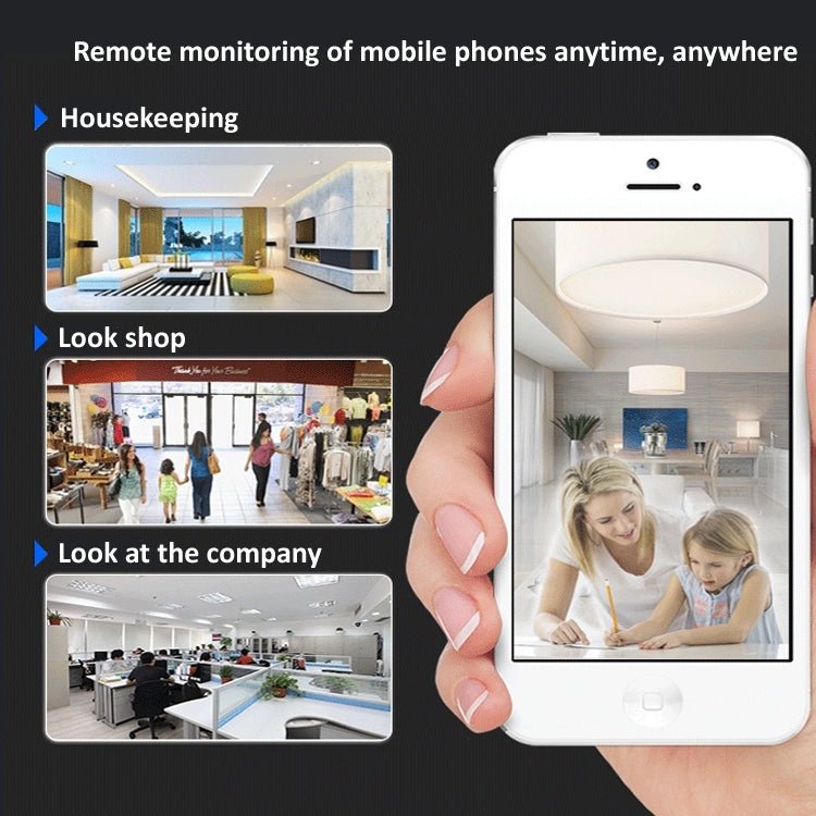 720P HD 1.0 MP Wireless IP Camera, Support Infrared Night Vision / Motion Detection / APP Control, EU Plug - Trustpick