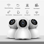 720P HD 1.0 MP Wireless IP Camera, Support Infrared Night Vision / Motion Detection / APP Control, EU Plug - Trustpick