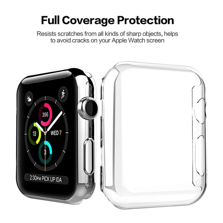 For Apple Watch Series 3 / 2 / 1 38mm Transparent PC Protective Case, For Apple Watch Series 3 / 2 / 1 38mm