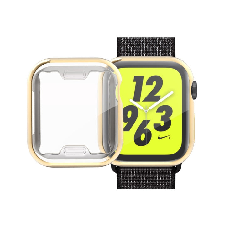 Full Coverage Plating TPU Case For Apple Watch Series 6 / 5 / 4 / Watch SE 40mm, For Apple Watch Series 6 / 5 / 4 / Watch SE 40mm, For Series 5 & 4 40mm
