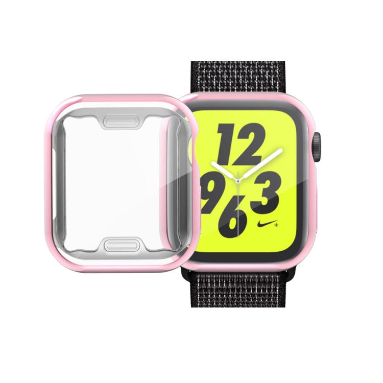 Full Coverage Plating TPU Case For Apple Watch Series 6 / 5 / 4 / Watch SE 44mm, For Apple Watch Series 6 / 5 / 4 / Watch SE 44mm