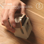 Retro Style Silica Gel Apple Watch Charging Dock Stand Holder Station