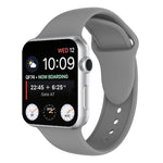 سوار ساعة سيليكون بمسامير مزدوجة لسلسلة Apple Watch 3 و2 و1 مقاس 38مم، Apple Watch مقاس 38مم