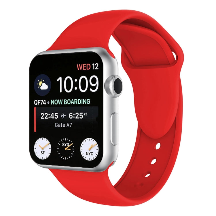 سوار ساعة سيليكون بمسامير مزدوجة لسلسلة Apple Watch 3 و2 و1 مقاس 38مم، Apple Watch مقاس 38مم