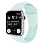 سوار ساعة سيليكون بمسامير مزدوجة لسلسلة Apple Watch 3 و2 و1 مقاس 38مم، Apple Watch مقاس 38مم