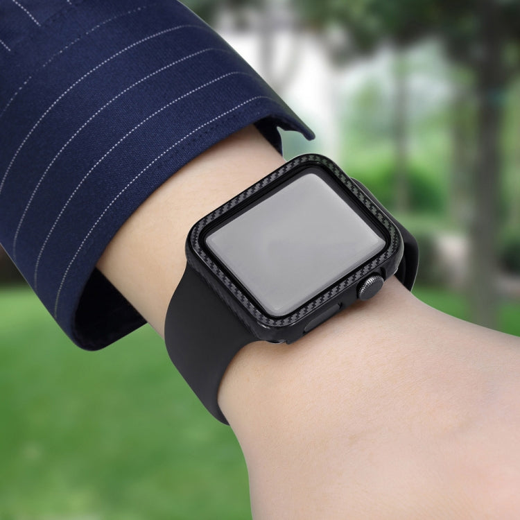 PC Carbon Fiber Frame Protection Case For Apple Watch Series 6 / 5 / 4 / Watch SE 44mm, For Apple Watch Series 6 / 5 / 4 / Watch SE 44mm