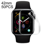50 PCS For Apple Watch Series 3 / 2 / 1 42mm Soft Hydrogel Film Full Cover Front Protector, For Apple Watch Series 3 / 2 / 1 42mm(50 PCS)