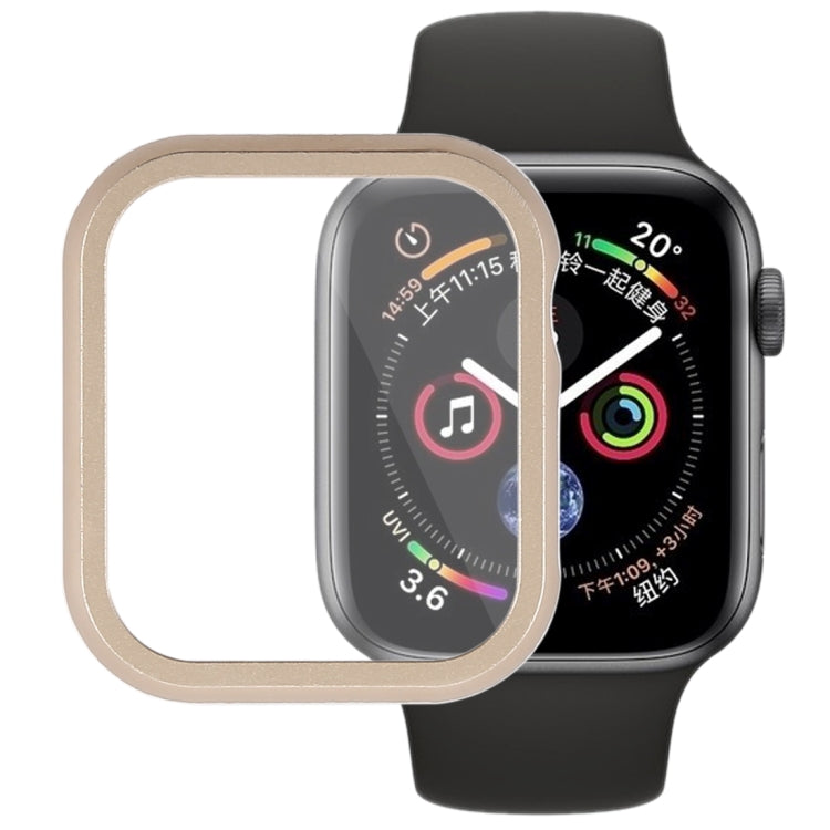 غطاء حماية بإطار أمامي معدني لسلسلة Apple Watch 6 / 5 / 4 / Watch SE مقاس 40مم، لسلسلة Apple Watch 6 / 5 / 4 / Watch SE مقاس 40مم