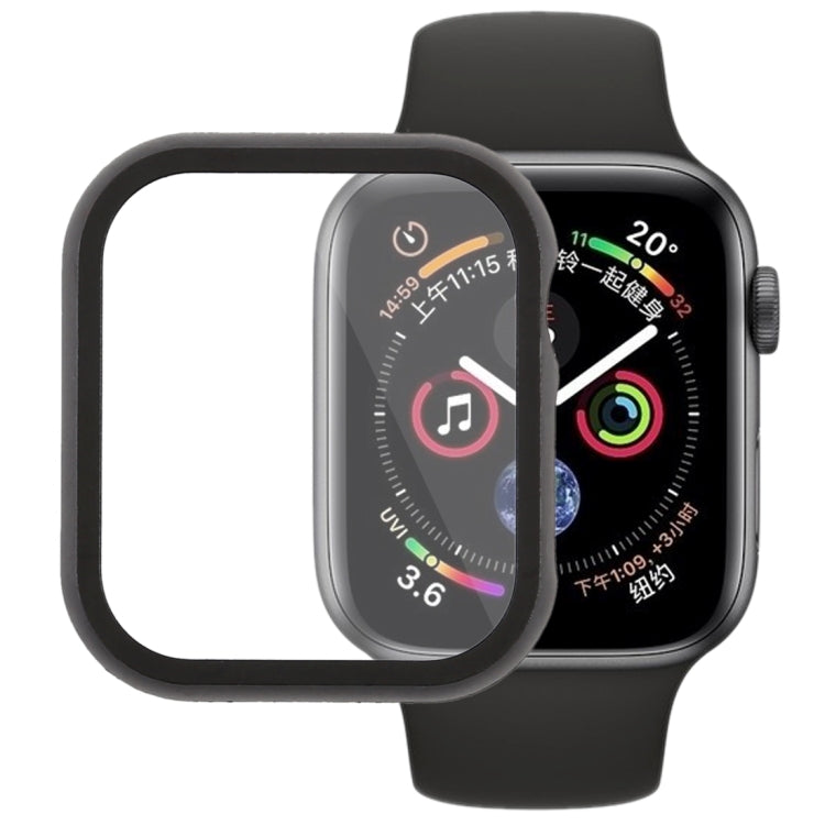 غطاء حماية بإطار معدني أمامي لسلسلة Apple Watch 6 / 5 / 4 / Watch SE 44مم، لسلسلة Apple Watch 6 / 5 / 4 / Watch SE 44مم