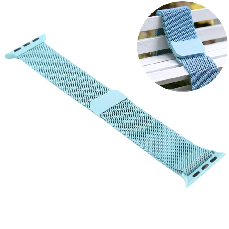 For Apple Watch Series 7 41mm / 6 & SE & 5 & 4 40mm / 3 & 2 & 1 38mm Color-changing Magnetic Nylon Watch Band, 40mm