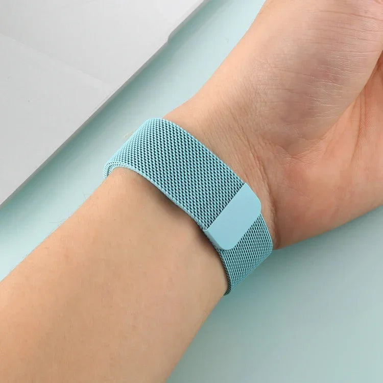 For Apple Watch Ultra 49mm&Watch Ultra 2 49mm / Series 10 46mm / 9&8&7 45mm / SE 3&SE 2&6&SE&5&4 44mm / 3&2&1 42mm Color-changing Magnetic Nylon Watch Band, 44mm