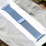 For Apple Watch Ultra 49mm&Watch Ultra 2 49mm / Series 10 46mm / 9&8&7 45mm / SE 3&SE 2&6&SE&5&4 44mm / 3&2&1 42mm Color-changing Magnetic Nylon Watch Band, 44mm